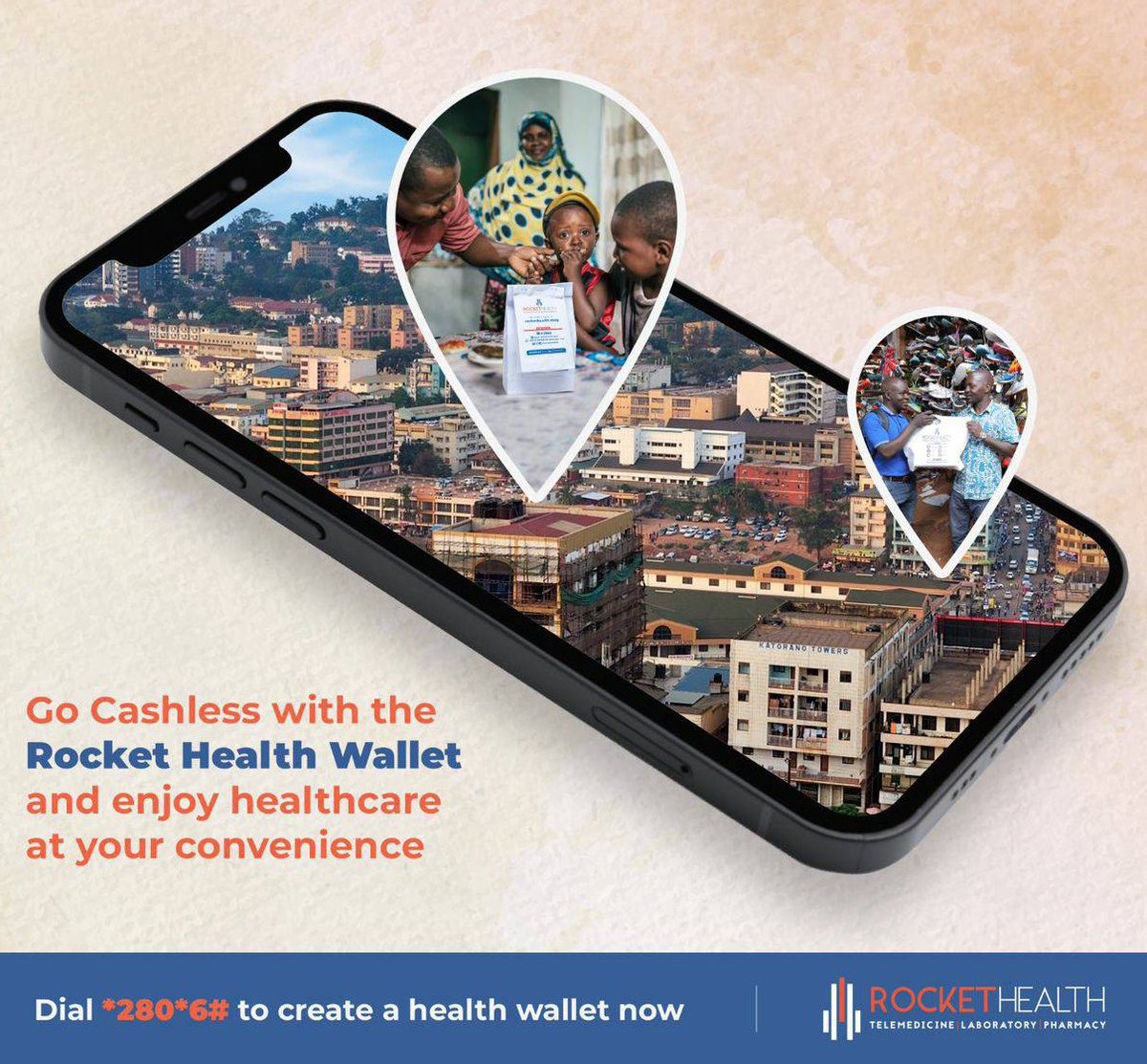 RocketHealthUG's tweet photo. Prioritize your health 📲 Dial *280*6# to create your #RocketHealthWallet and save for any medical needs. https://t.co/Z8i6GL0eZB