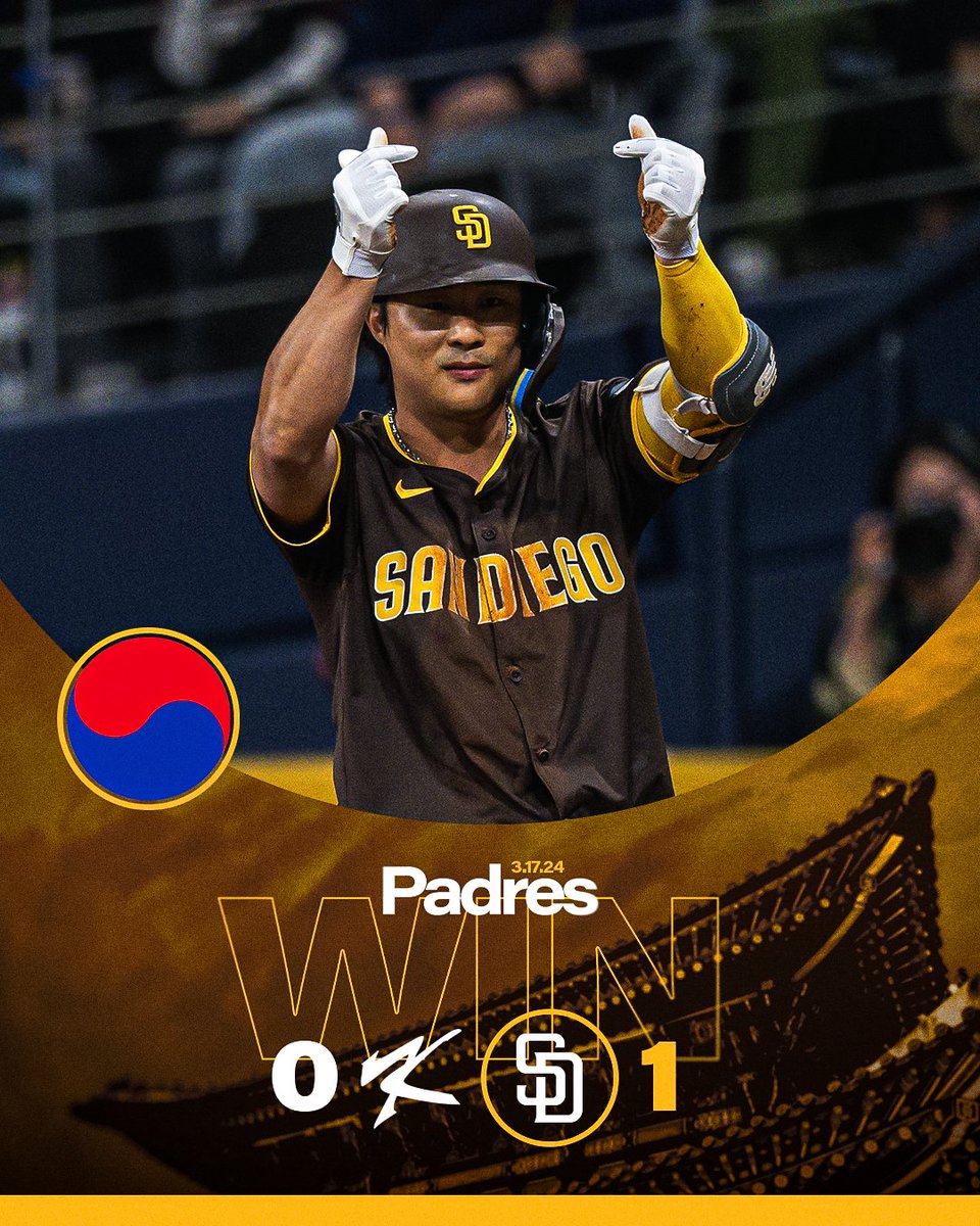 All for won and one for all!

#PadresWin x #SeoulSeries