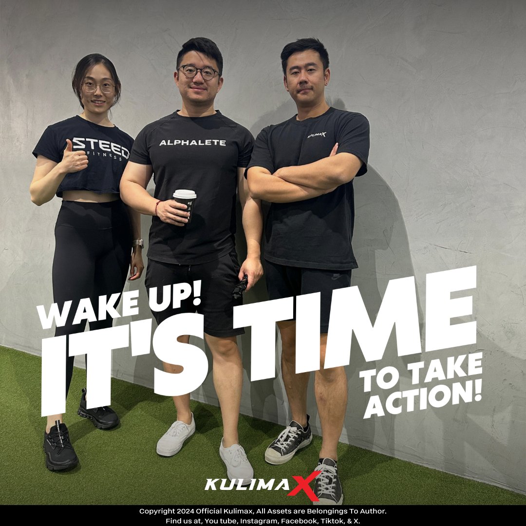 Wake up ! It's time to take Action 💪🌟
#kulimax #kulimaxsquad #workoutmotivation #workoutroutine #squadworkout #steedfitness
