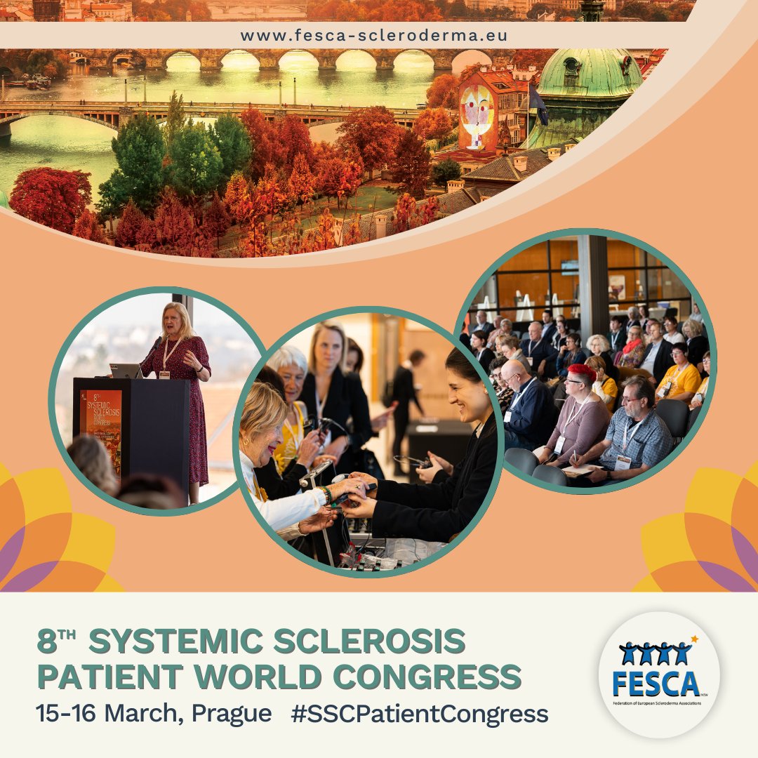 Fscleroderma's tweet image. The 2nd and final day of #SSCPatientCongress brought interesting insights into the gut's role, addressing fatigue, & exploring the latest in #scleroderma research, & provided practical advice for patients & HCPs. Thanks to everyone who participated & contributed! Until next time!