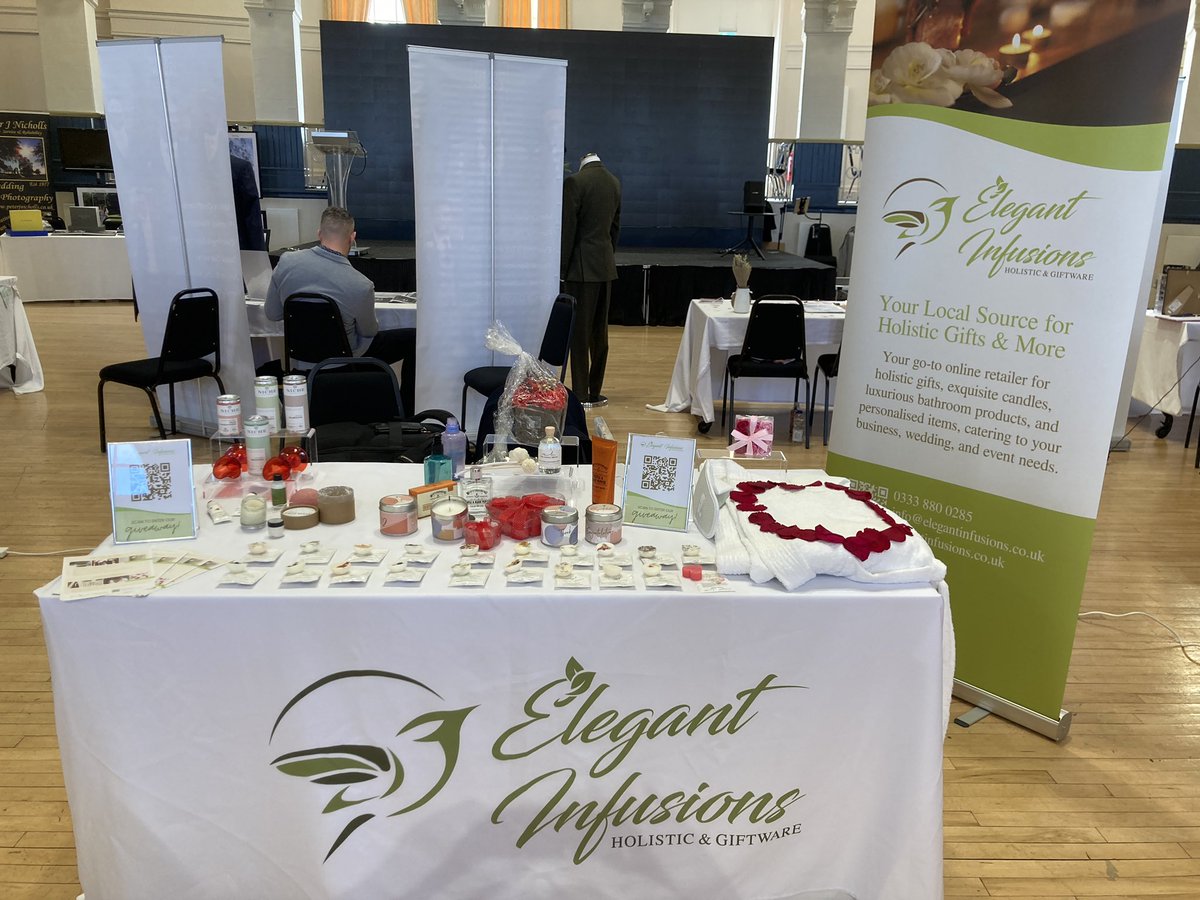 Today sees #elegantinfusions at a #weddingfayre