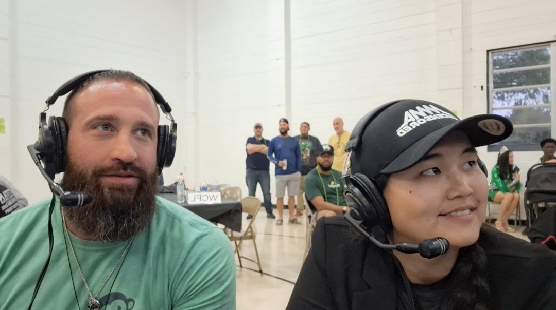 TheFightSpace1's tweet photo. Commentary debut was pretty dope. #CombatSports #MMA #FemaleCommentator #Ow #thespartan https://t.co/0aJPeaZtog