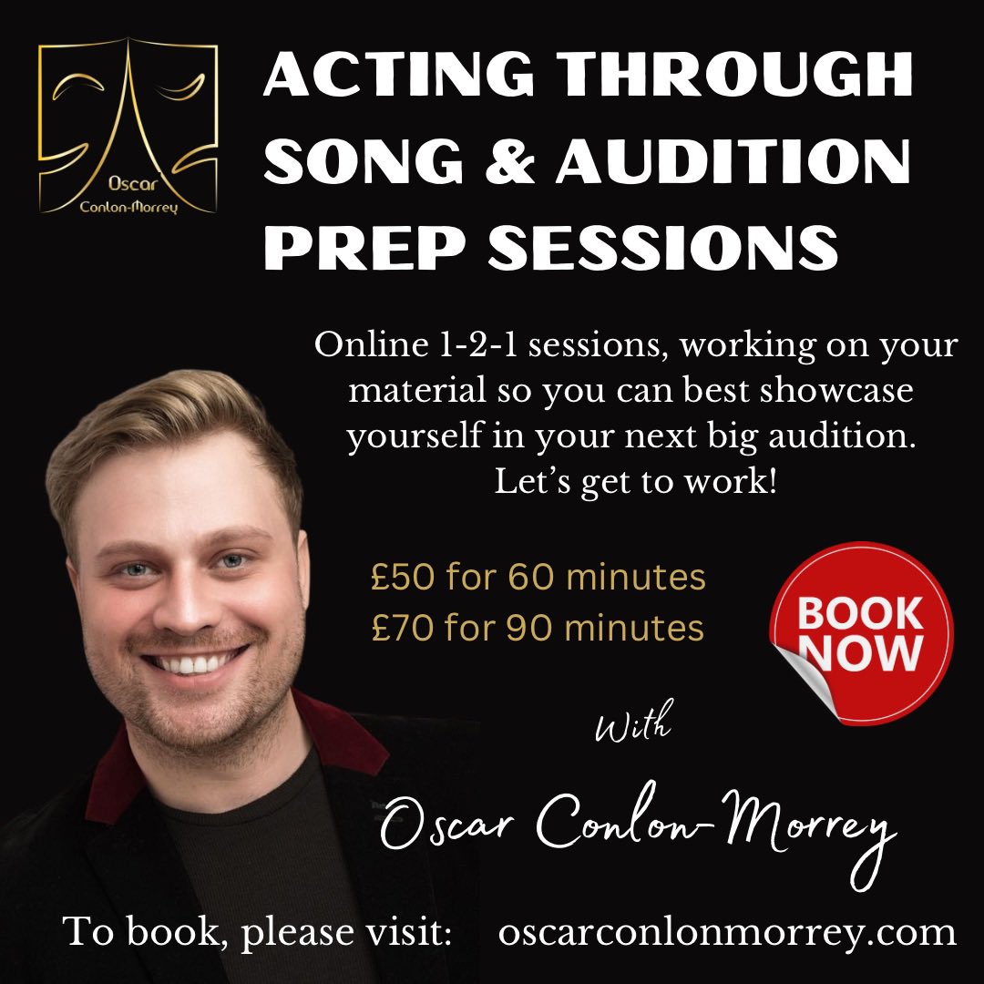 I’m re-opening my 1-2-1’s to new students! 5 years experience teaching Acting Through Song at Mountview, sitting on various audition panels; I’m a dab-hand! If you have rep or material you want to work on in a safe, fun, high energy way, then drop me a DM and we’ll get to work ❤️