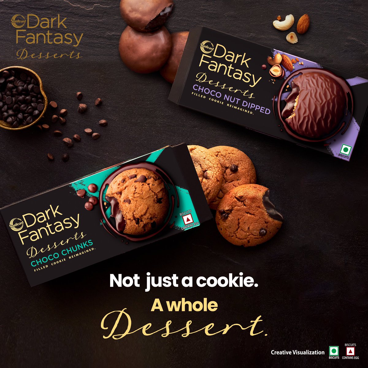 SDarkFantasy's tweet photo. Indulge in Dark Fantasy Desserts now!
#SunfeastDarkFantasy #DarkFantasyChocofills #FantasyFeature #Fantasy #Sweets #Desserts #Cookies #Choco #SweetCravings #SweetTooth #HarDilKiFantasy #Dessert https://t.co/I46GYu78pU