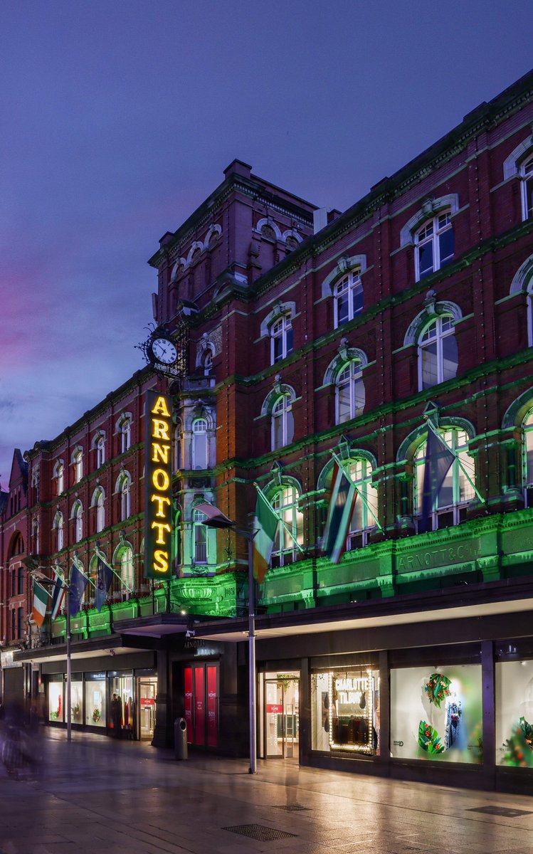 Happy St. Patrick’s Day from everyone at Arnotts. We wish you a day filled with celebrations 💚 

Join us back in-store tomorrow from 10am or explore our Irish design edit online! 

#ArnottsDublin 
#StPatricksDay2024