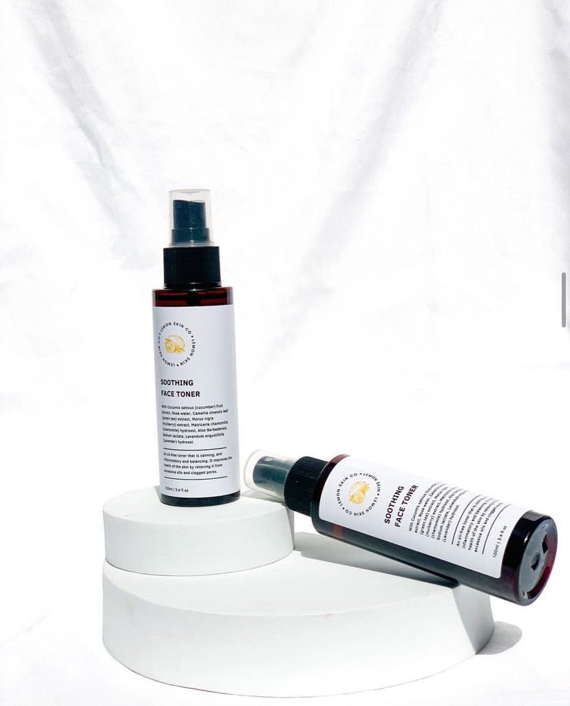 lemonskinco's tweet photo. Soothing face toner: an essential step for smooth, replenished skin that feels soft and hydrated 🤍 https://t.co/2Sefoq2BtU