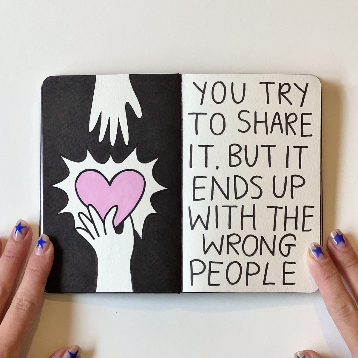 evamalleyart's tweet photo. I just deleted hinge I am FREEEEE 🤸🏻✨ ((until next week when I inevitably re-download))

something silly I drew in my sketchbook this weekend !! (1/3) https://t.co/kiqRxhTJL9