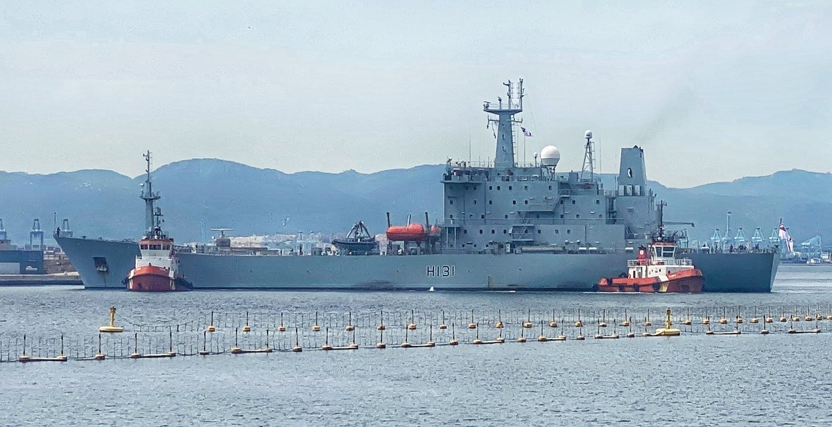 .@HMSScottRN arrives in #Gibraltar this afternoon. Via @86SirRoge