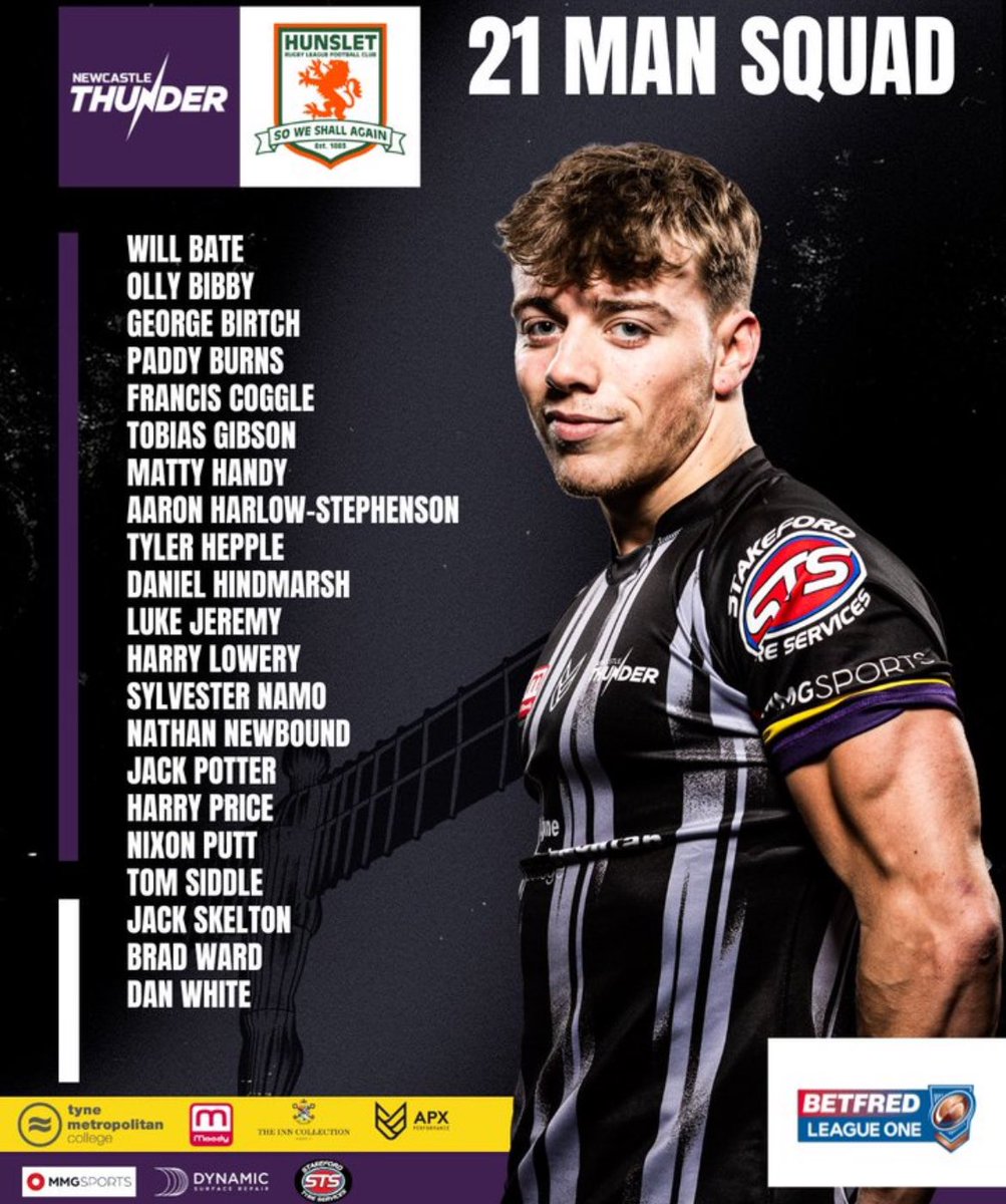 Back in Autumn 2023 it looked pretty bleak for @ThunderRugby. But here we are starting the League 1 season down at Hunslet today. Lots of people have contributed but two in particular can take the most credit. Take a bow @keithchristie1 and @JordanRob86. Incredible effort 👏
