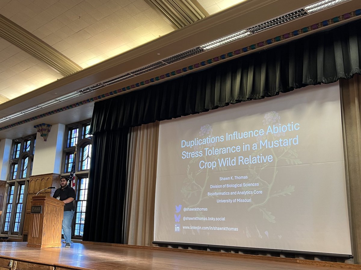 Purdue Center for Plant Biology (@purduecpb) on Twitter photo Our next speaker is Shawn Thomas from <a href="/Mizzou/">Mizzou</a> #MWASPB2024 <a href="/ASPB/">ASPB</a> Our next speaker is Shawn Thomas from <a href="/Mizzou/">Mizzou</a> #MWASPB2024 <a href="/ASPB/">ASPB</a>