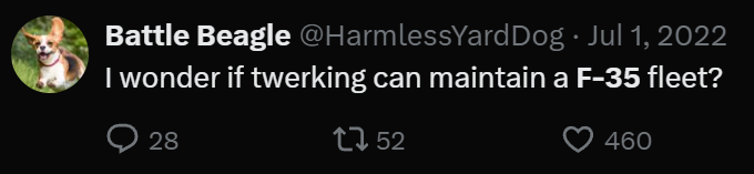 HarmlessYardDog's tweet photo. https://t.co/XOELBO1l6G