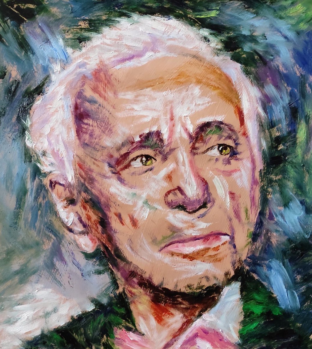 Portrait huile Charles Aznavour,#art #painting #artist #instaart #contemporaryart #kunst #watercolor #watercolour #arte #watercolorpainting #artwork #streetart #contemporarypainting #pittura #artfair #portraitpainting #canvas #oiloncanvas #artgallery #watercolorart #paris #waterc