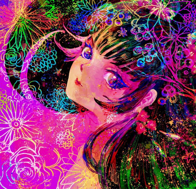 「blue eyes colorful」 illustration images(Latest)