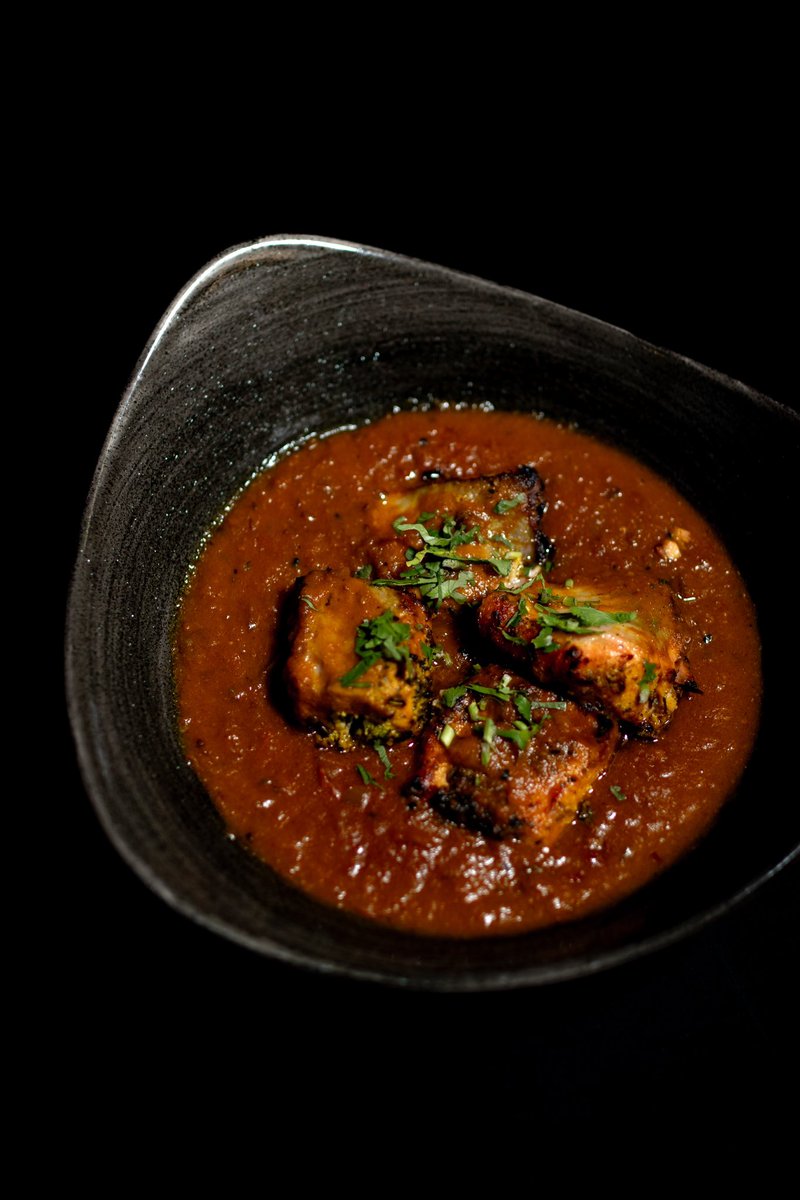 Experience the unique flavors of Panch Phoran! Our grilled Scottish salmon is flavored with a special blend of five spices, creating a symphony of taste that’s both aromatic and delightful.

Make a reservation:
thedhabba.com/book-a-table/

Or order now on Deliveroo.
