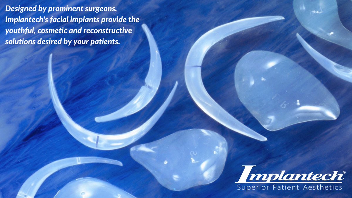 Count on our comprehensive line of silicone and expanded polytetrafluoroethylene (ePTFE) facial implants for industry leading innovation and effective, pleasing outcomes. #implantech #superiorpatientaesthetics #facialimplants #beauty #aesthetics #transform #chinimplant