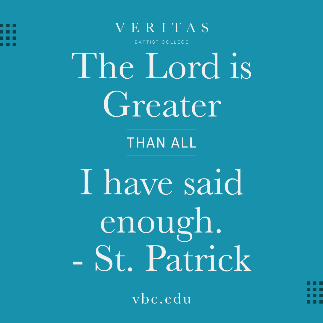vbc_edu's tweet photo. It's not about the "luck of the Irish." It's about following the will of God! Happy St. Patrick's Day! #MinistryTraining #TruthMatters #Veritas https://t.co/fQ9S4Q0DsO