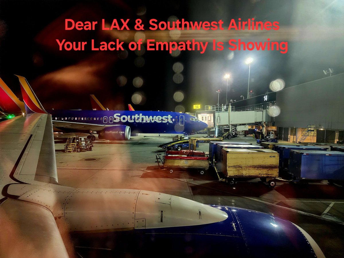 FireonIce808's tweet photo. At @flylaxairport flying @southwestair having #difficulty. I am a #professional &amp; #person who happens to be #disabled. It's #unacceptable. #LAX #SouthwestAirlines, you NEED👏🏽 TO👏🏽 DO👏🏽 BETTER👏🏽 https://t.co/UNxPvNMWRa