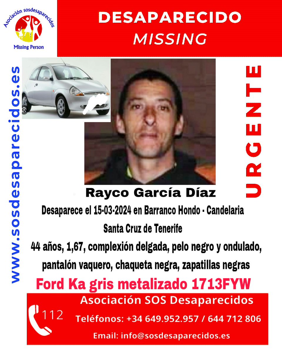 🆘 DESAPARECIDO
🟠 Persona vulnerable
#desaparecido #sosdesaparecidos #Missing #España #Candelaria #SantaCruzdeTenerife
Fuente: sosdesaparecidos
Síguenos <a href="/sosdesaparecido/">ALERTA DESAPARECIDOS</a>