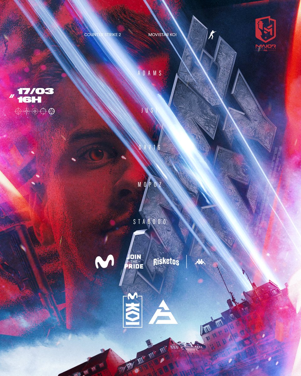 MovistarKOI's tweet photo. Hoy comienza nuestra aventura por el Major de Copenhague.

16:00 contra @sawggofficial. Está permitido ilusionarse.

#SomosMovistarKOI https://t.co/xO0NyNwuDE