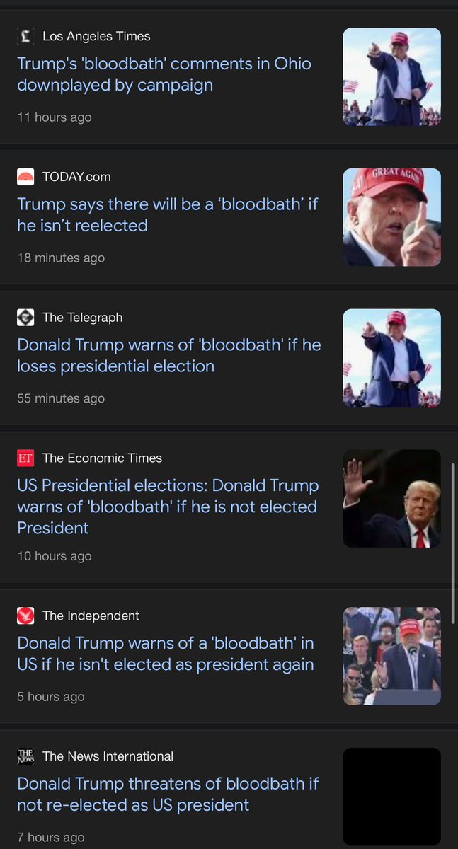 ianmiles's tweet photo. This is incredible, pages and pages of the same exact lie about Trump. https://t.co/QPCGRbOc8b