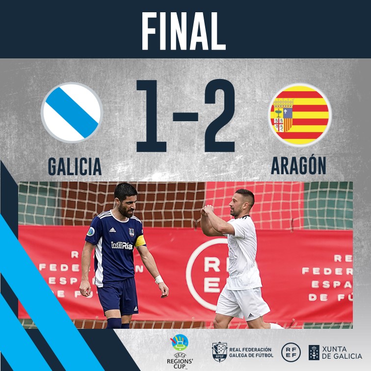 futgal's tweet image. 🔚 𝐅𝐈𝐍𝐀𝐋 DO PARTIDO

😢 Galicia cae na final ante @futbolaragon (1-2) e cede o trono nacional catro anos despois

💙 Hoxe máis que nunca, 𝗢𝗥-𝗚𝗨-𝗟𝗟𝗢-𝗦𝗢𝗦 𝗱𝗼𝘀 𝗡𝗢𝗦𝗢𝗦

#SentindoGalicia | #CopaRegionesUEFA