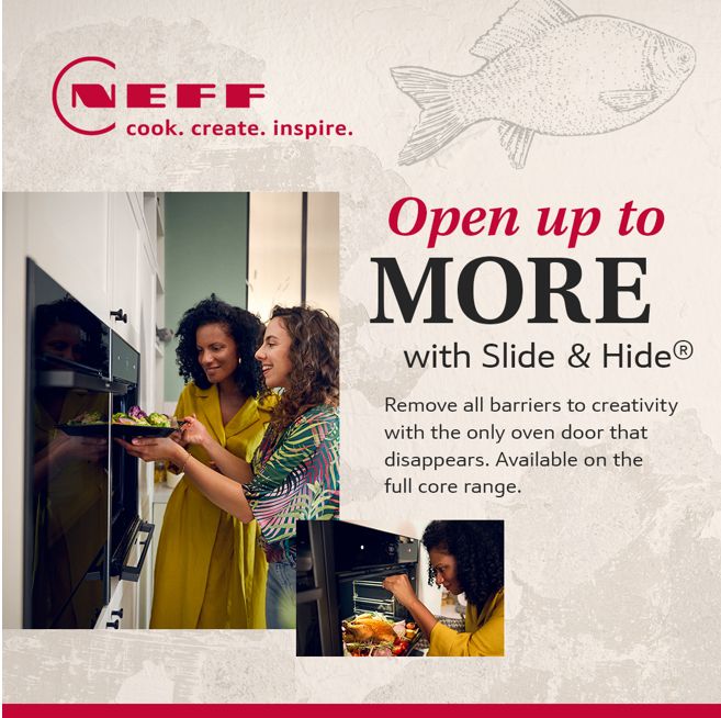 Piping guns at the ready! It’s baking season again and people across the country are feeling inspired to create their very own showstoppers. With NEFF Slide & Hide® ovens, you can get closer to your bakes to ensure they are handshake worthy. gillmans.co.uk/neff