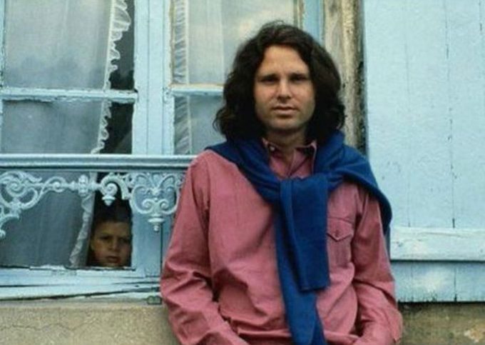 Last known photo of Jim Morrison, lead singer of The Doors before he passed away 5 days later of heart failure.
