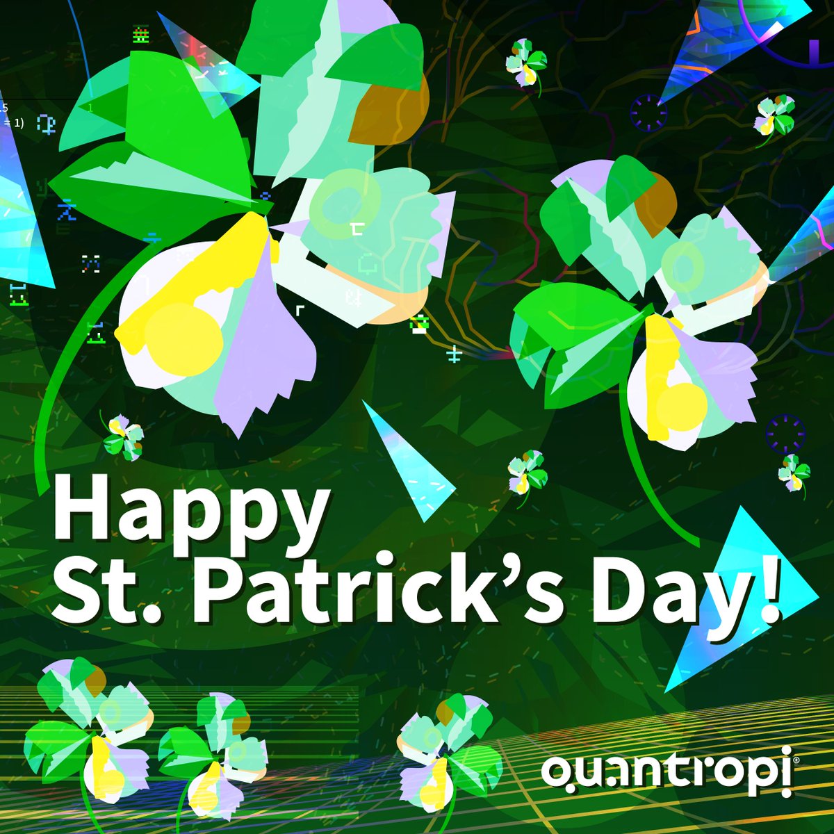 Happy St. Patrick's Day! 🍀 Wishing everyone safety, security, and all the luck of the Irish! #Quantropi #StPatricksDay #LuckOfTheIrish #BringItOn