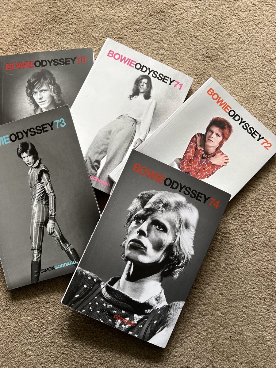 Because I’m that kinda guy I read 74 first. 😳 Nevertheless- I can’t wait to munch my way through them ALL! Loved my first instalment. Brilliant. ⁦@OmnibusPress⁩ #simongoddard ⁦@DavidBowieReal⁩