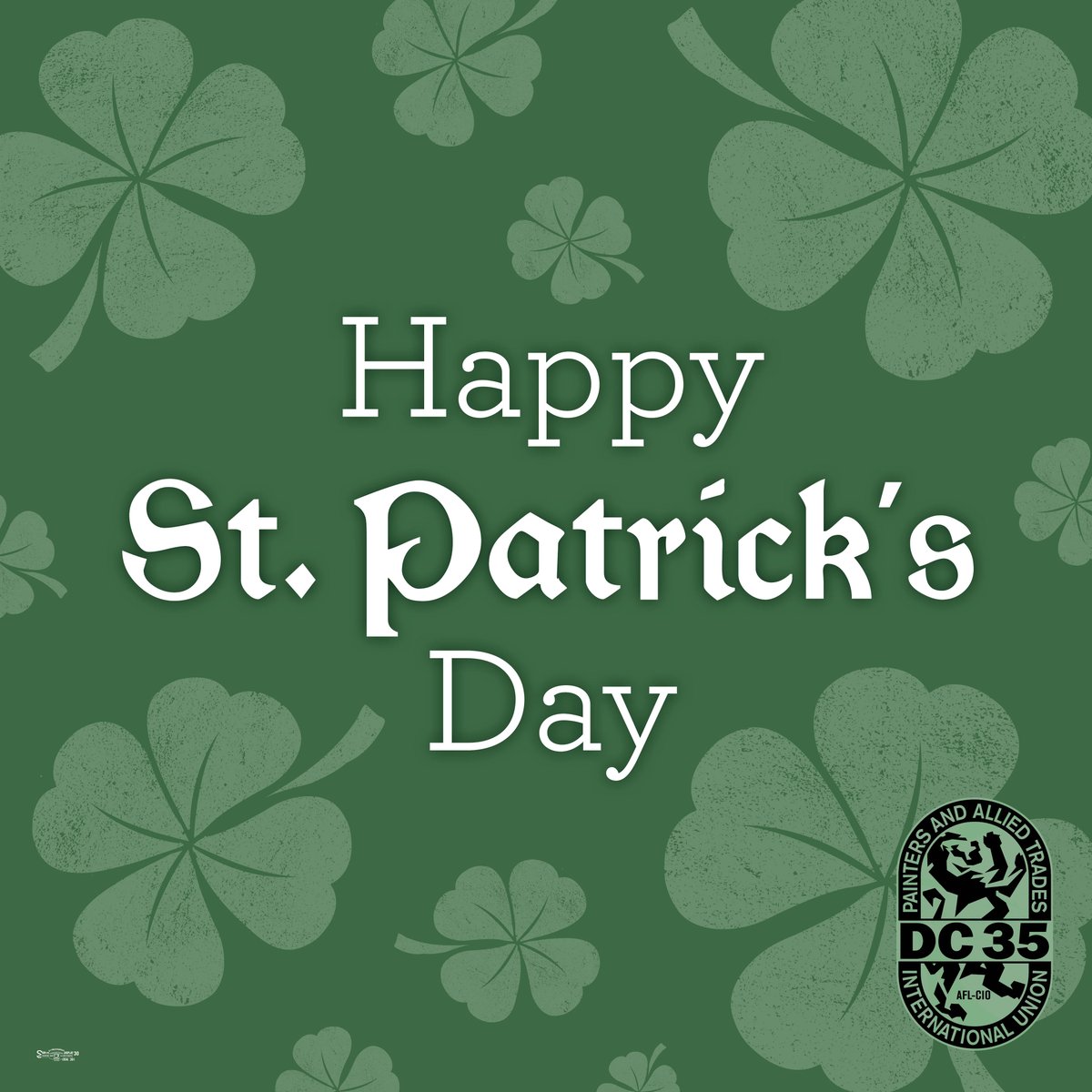 Happy St. Patrick's Day to all