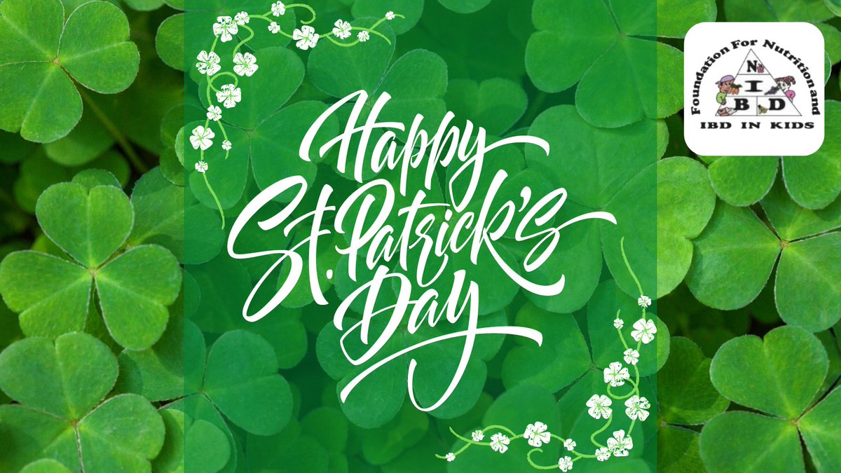 Wishing you good health, good luck, and happiness for today and every day. Happy St. Patrick's Day from @nibdinkids! 🍀