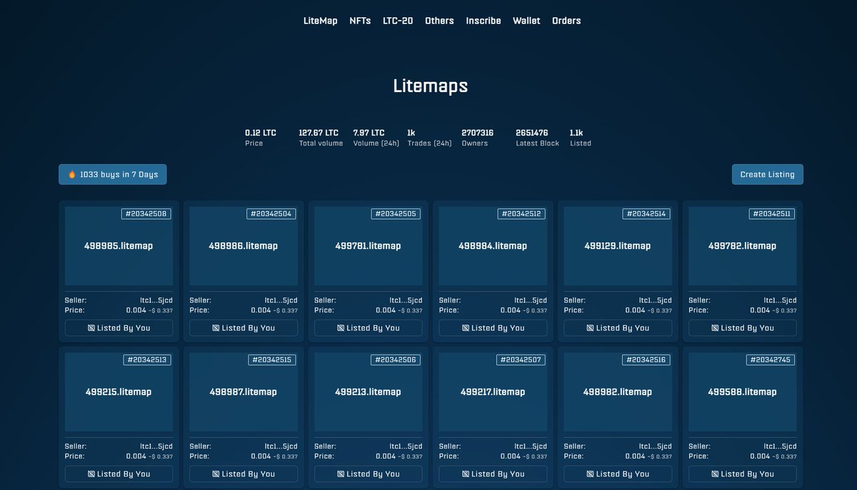 A BIT OF DELAY ON FREE #LITEMAP FRIDAY 

100 LITEMAPS LISTED FOR #FREE ✅

 GO GRAB THEM 🫡

marketplace.ordinals.fun