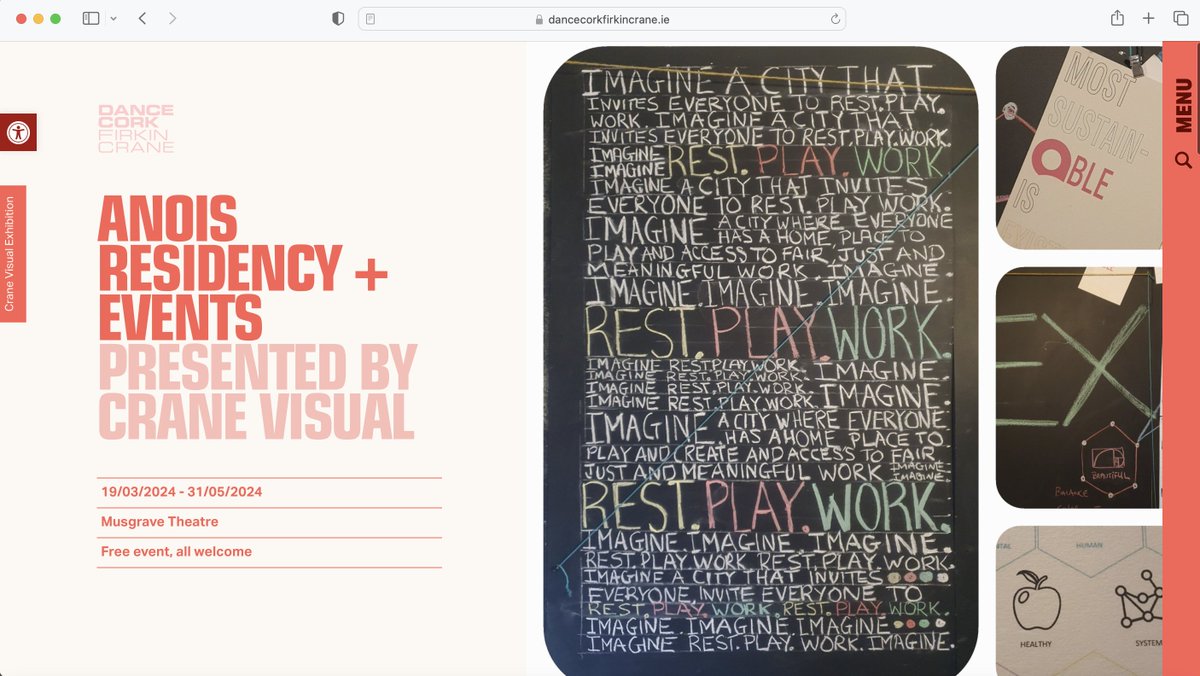 anoisagency's tweet photo. Our exhibition &amp; residency opens this Thursday 21st, 6-8pm at @DanceCorkFC

We believe everyone should have a home, place to play &amp; create &amp; access to just, meaningful work

Come along &amp; join the conversation, entry is free

#RestPlayWork #DerelictIreland

https://t.co/dIgmc5bz5z https://t.co/lvcvbio9fR