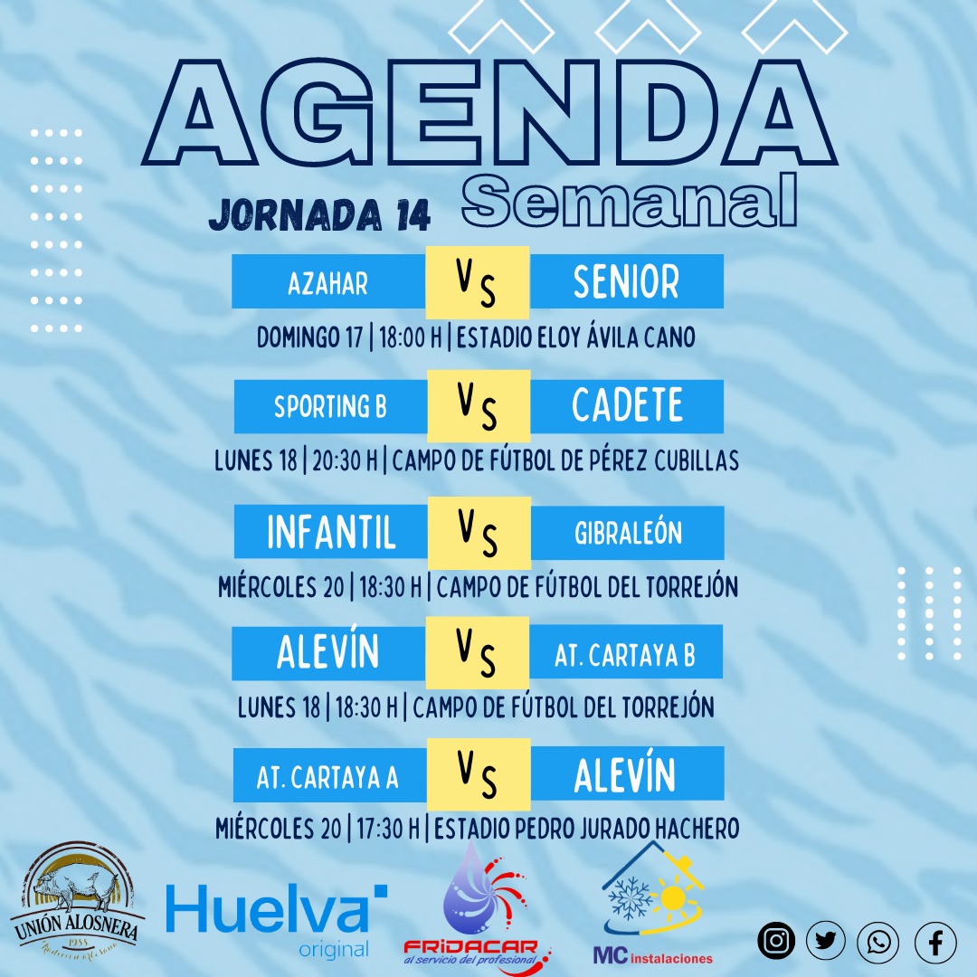 Amigos__80's tweet photo. ⚽ ¡Arrancamos una nueva jornada!
Os dejamos nuestro atípico calendario, en el que disputaremos muchos de estos partidos en días entre semana.
¡Disfrutemos de la última jornada! 💙💛 https://t.co/KuO0ybLqnm