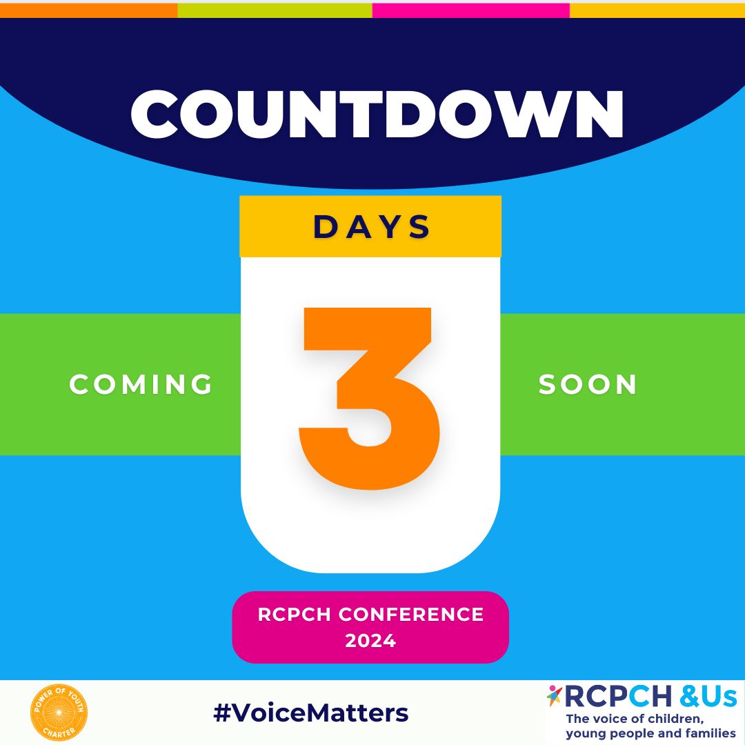 Not long to wait now! We have over 20 RCPCH &Us members there each day, sharing their ideas, hopes and expertise on engagement, quality improvement, climate activism & more! Come and see us on Stand 40/41 or join virtually. More info on #RCPCH24 visit rcpch.ac.uk/news-events/rc…