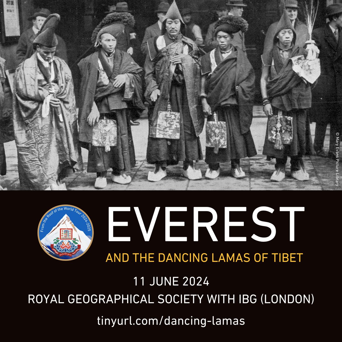 Join Sir #michaelpalin, @mickulus Professor Julie Brown & @EvanHD on Tuesday 11 June at the @rgs_ibg to explore the story of ‘The Affair of the Dancing Lamas’. tinyurl.com/dancing-lamas #Everest1924 #Everest #Tibet #FTRoTW #DancingLamas #Tibetmania!