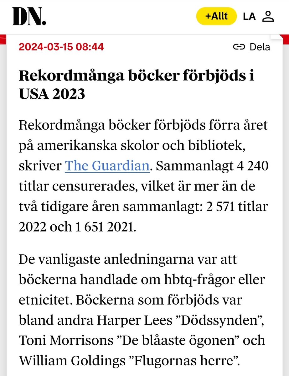 LAretakis's tweet photo. Men berätta igen för mig hur ”woke” tystar det fria ordet. 👻 https://t.co/BfxA4JBoyG