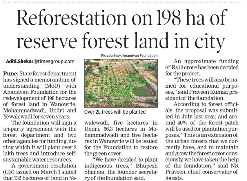 Anandvan Foundation, Pune tweet media