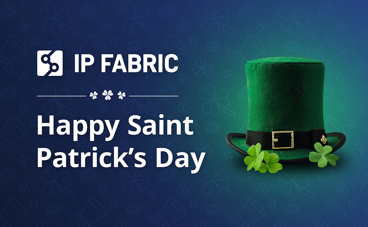 Happy St. Patrick's Day! ☘️ Even if you're not celebrating, we hope your networks have the luck of the Irish today - no issues, no outages, no stress! 🤞 #StPatricksDay