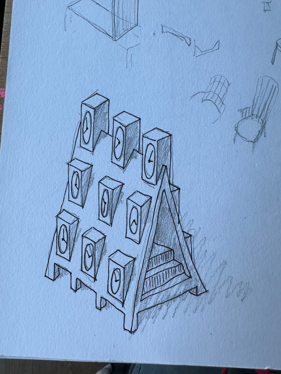 Sketches while waiting for a meeting