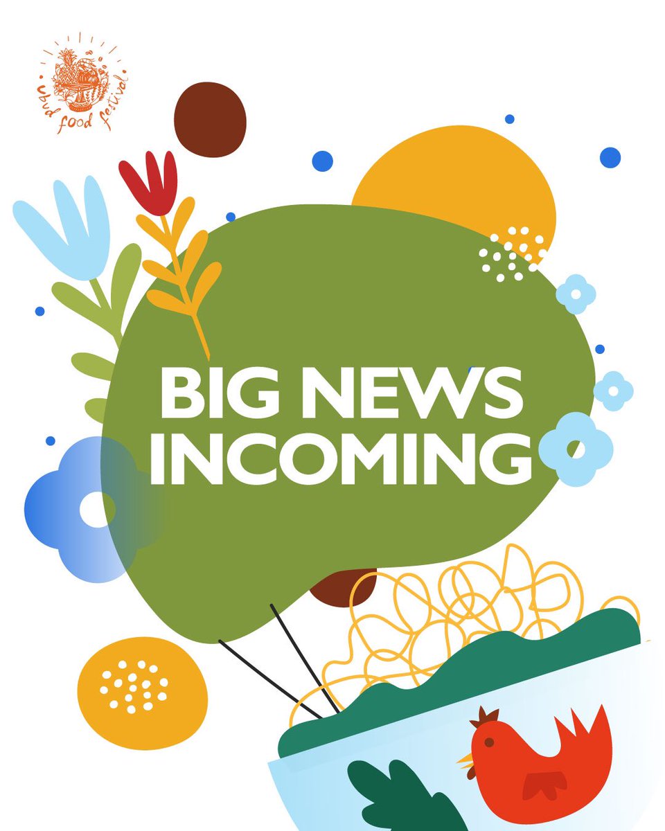 ubudfoodfest's tweet photo. With only 75 days until the island's tastiest Festival returns, we're thrilled to announce some BIG #UFF24 news tomorrow.
We can't wait to share it! Stay tuned.. https://t.co/EUvIp5mktZ