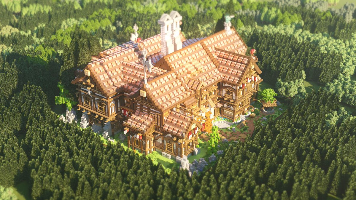 Throwback to our GUILD HALL #Minecraft map! Guild Hall was built to serve as the central hub for adventurers on the PixelmonWorld Minecraft network. 📝 Learn More: buff.ly/3Ig2gi8 #MinecraftBuilds #MinecraftServer