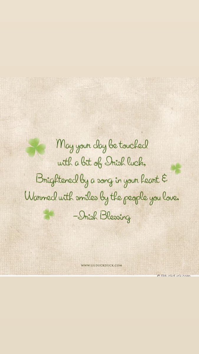 Happy St Patrick’s Day to all my family and friends!! 🇮🇪☘️💚