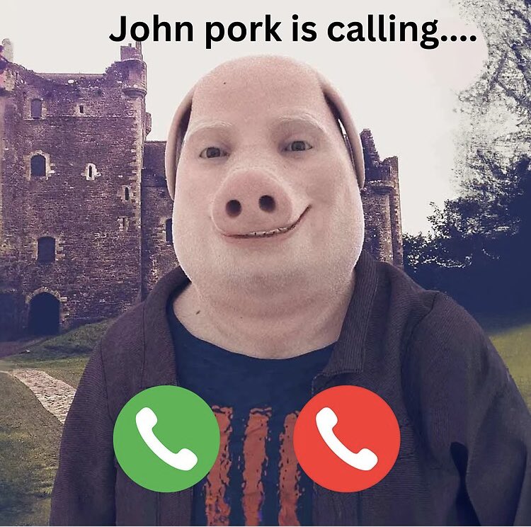 john pork is calling (35 missed calls) 📞 

accept or accept? 🟢🟢