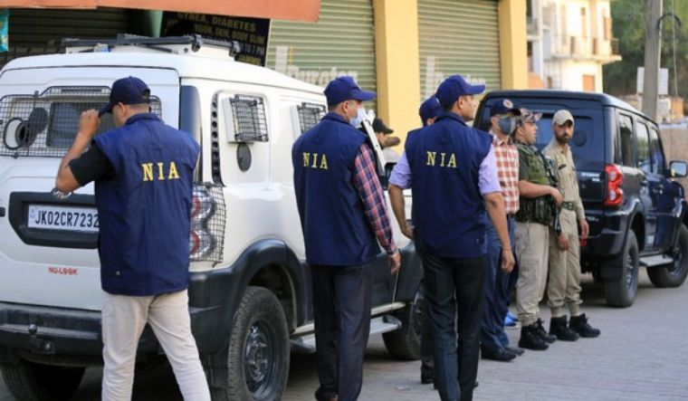 India_Talks24's tweet photo. Major action by NIA in ISIS module terror case, raids conducted on 4 properties in Pune. The seized properties, linked to 11 suspects including 3 fugitives, were allegedly being used for making IEDs, training, and planning terrorist activities. #NIA #ISISModule #TerrorRaids #Pune