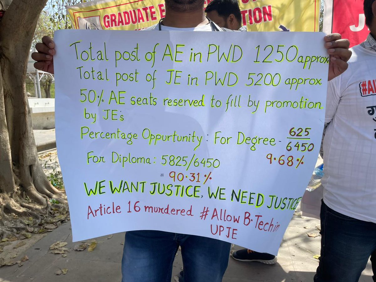 Shailen31016829's tweet photo. @MukeshMeenaBJP @myogiadityanath @swatantrabjp @JitinPrasada @ChiefSecyUP @brajeshpathakup #Allow_BTech_in_UP_JE https://t.co/uMEvumA7cR