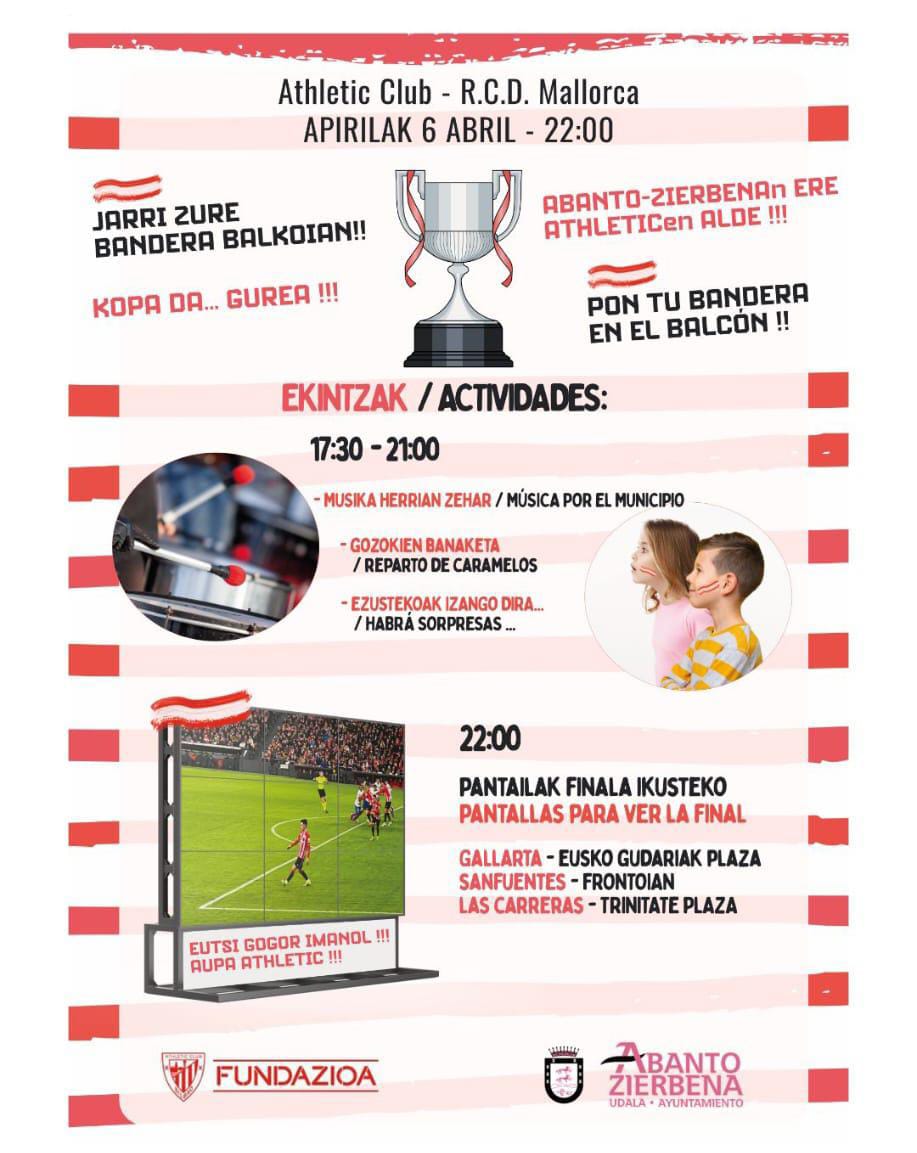 🇦🇹🇦🇹🇦🇹🇦🇹🇦🇹🇦🇹🇦🇹🇦🇹🇦🇹🇦🇹🇦🇹🇦🇹

El Ayto de @AbantoZierbena con el @AthleticClub 

Gran programa de actividades 

Koparen bila!!!
Gora #AthleticClub !!!

#AbantoZierbena
#Abanto
#Gallarta
#LasCarreras
#Sanfuentes