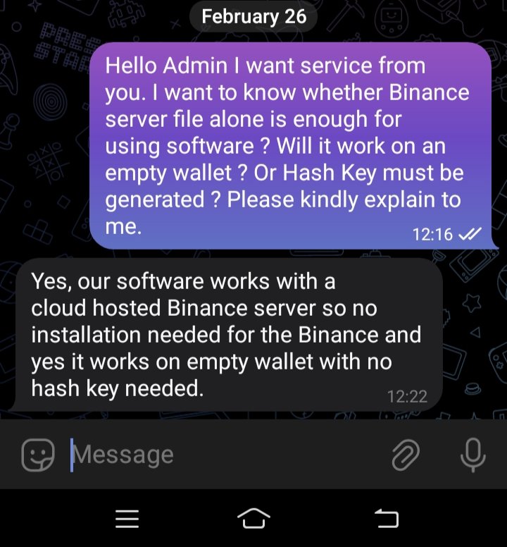PikaDetects's tweet image. Binance Server file moves to Cloud and Works on Empty Wallet..
No Hash Key required 
#FlashSoftware 
No room for shit Hackers and Scammers  😂🤣
#Bitcoin