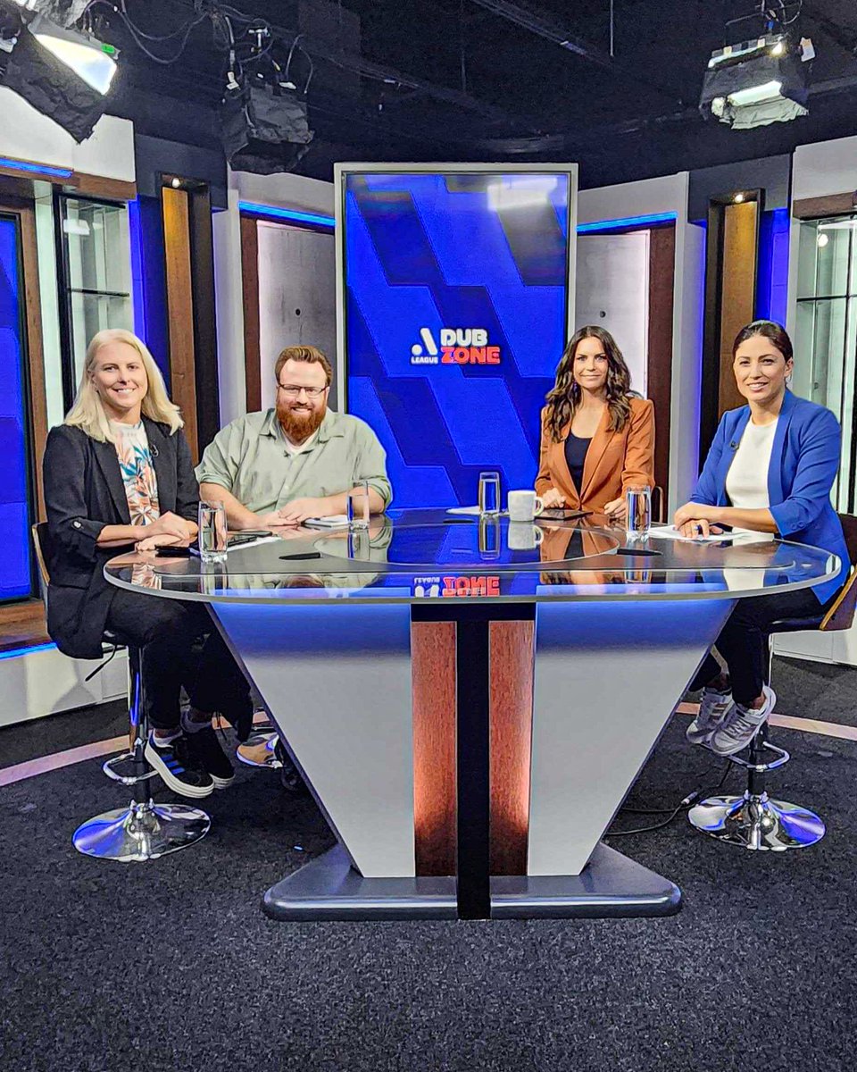 It's almost #DubZone time! 🚨📺 Join Eesh Ferguson, @teopellizzeri, @niavowens and @cannuli_13 as they unpack another massive weekend of Liberty A-League action 🙌 Watch it LIVE here from 8:30pm AEDT 👉 youtube.com/watch?v=fedWSS…