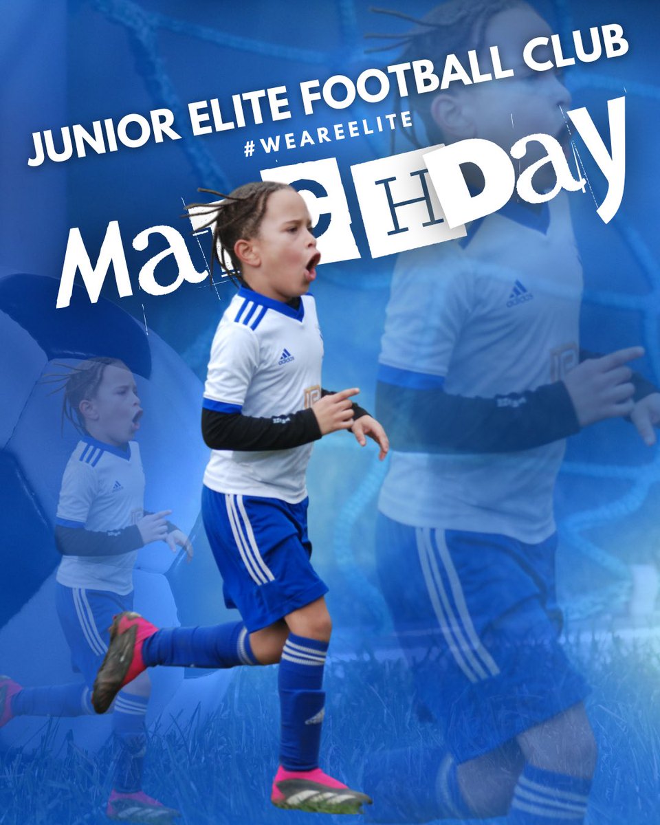 JuniorEliteFC's tweet image. ⚽️ | MATCHDAY. 

#WeAreElite #GrassrootsConnoisseurs 
#DevelopmentGurus #YouthFootball #SundayLeague @KentYouthLeague @TandridgeYFL